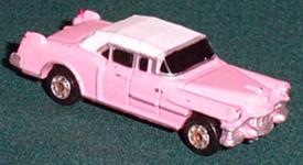 1991 Galoob Micro Machines Cadillac ‘50s Limo Pink From Millionaire Collection 